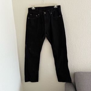 Levi's Black Slim Straight Men's Jeans